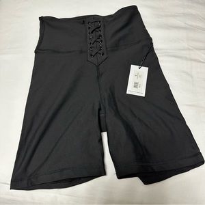 Lace up Biker Shorts - WWW